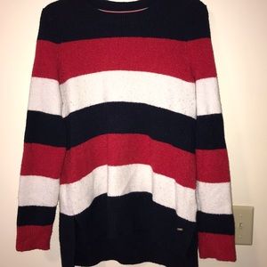 Cozy striped sweater